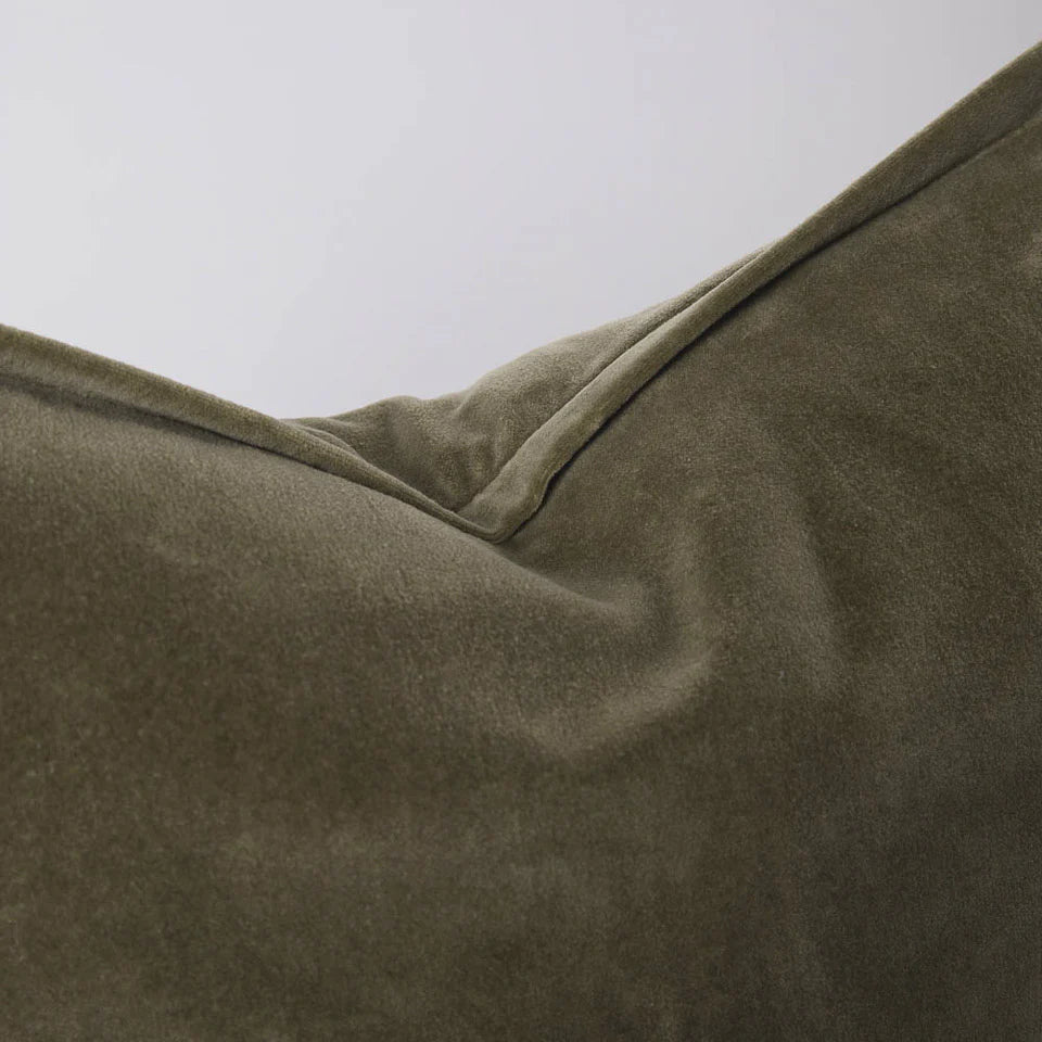 Olive Velvet Cushion