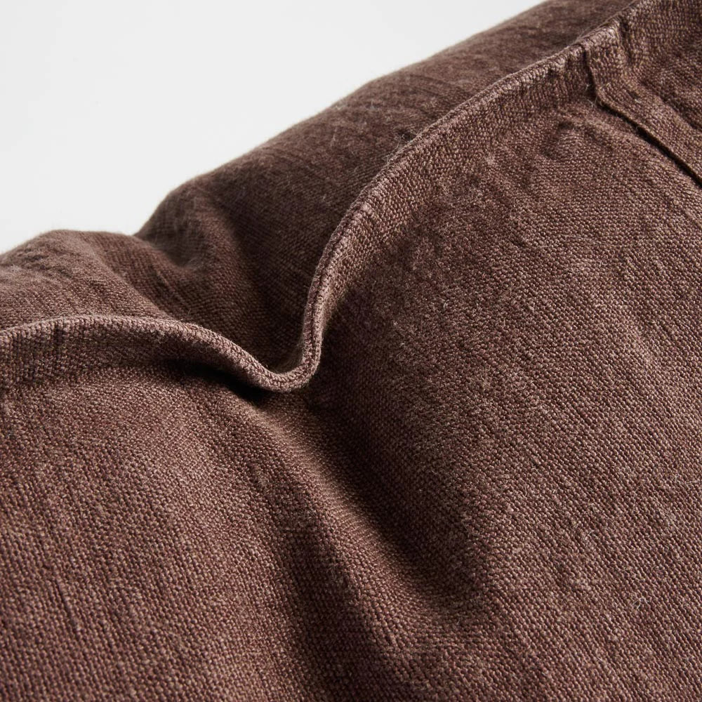 Chocolate Linen Cushion