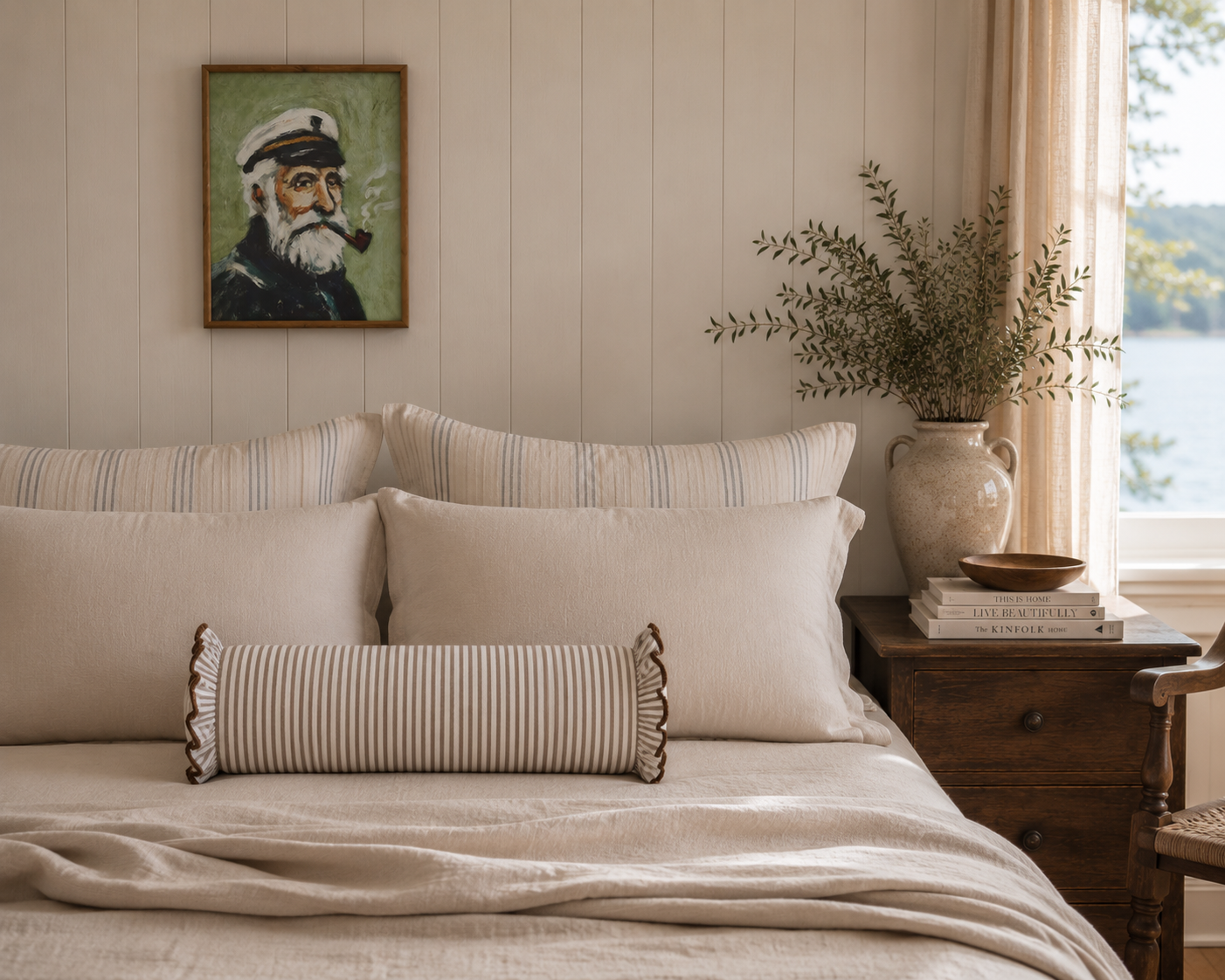 Clara Ruffle Bolster Cushion (Pre-order)