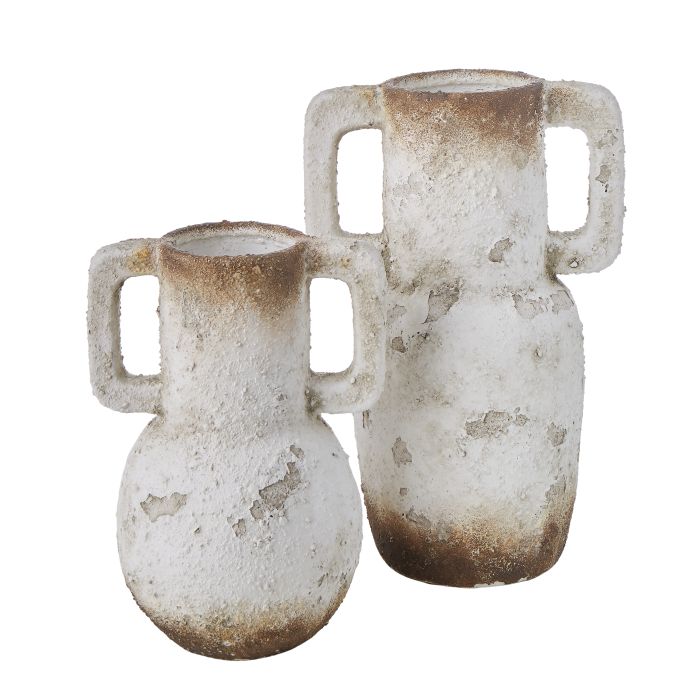 Distressed Two-toned Vessel