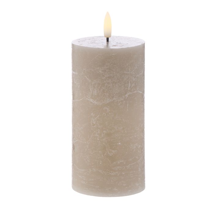 The Alder LED Pillar Candle