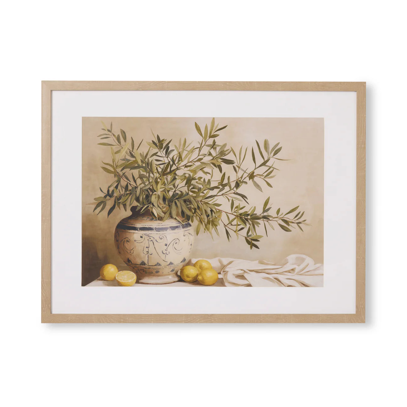 The Olive & Lemon Still Life Art