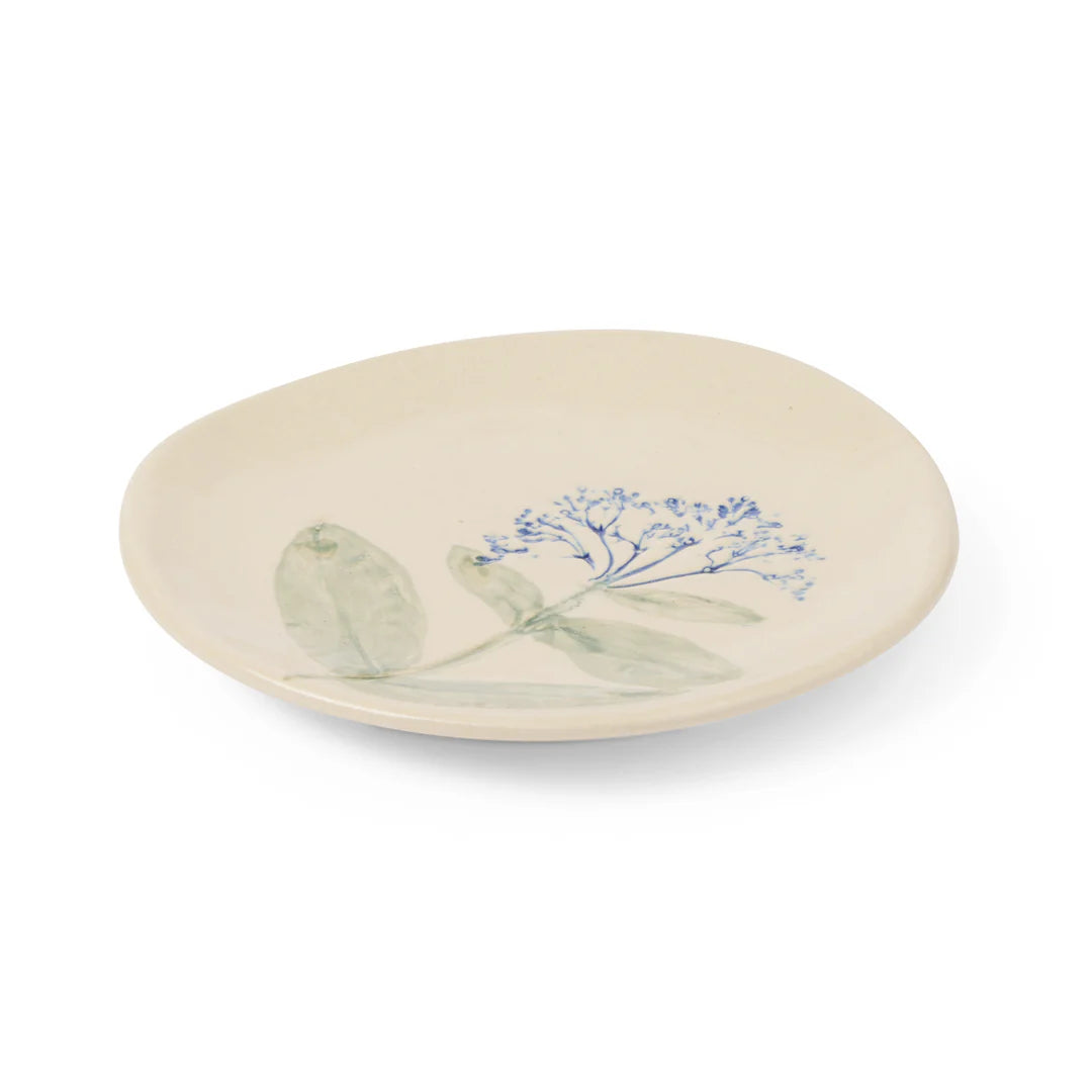 Azure Bloom Plate