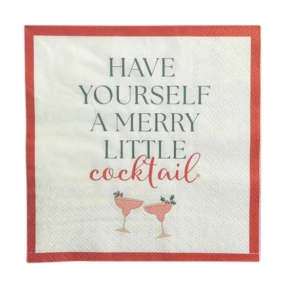 The Merry Little Cocktail Napkins