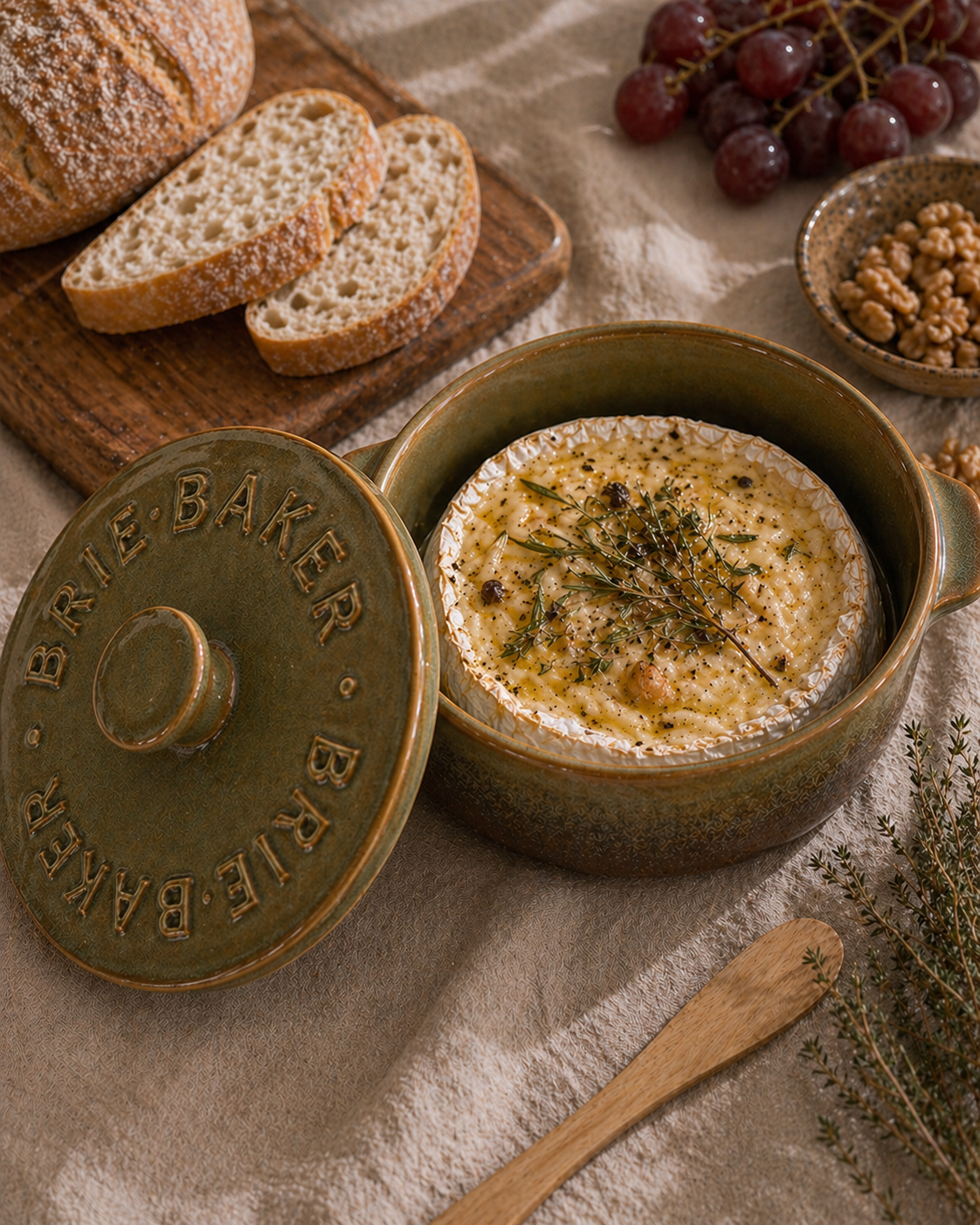 The Casetta Brie Baker | Olive