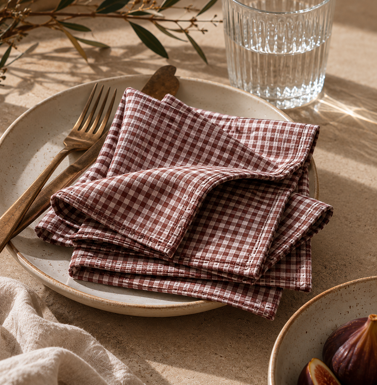 Coco Gingham Napkin Set