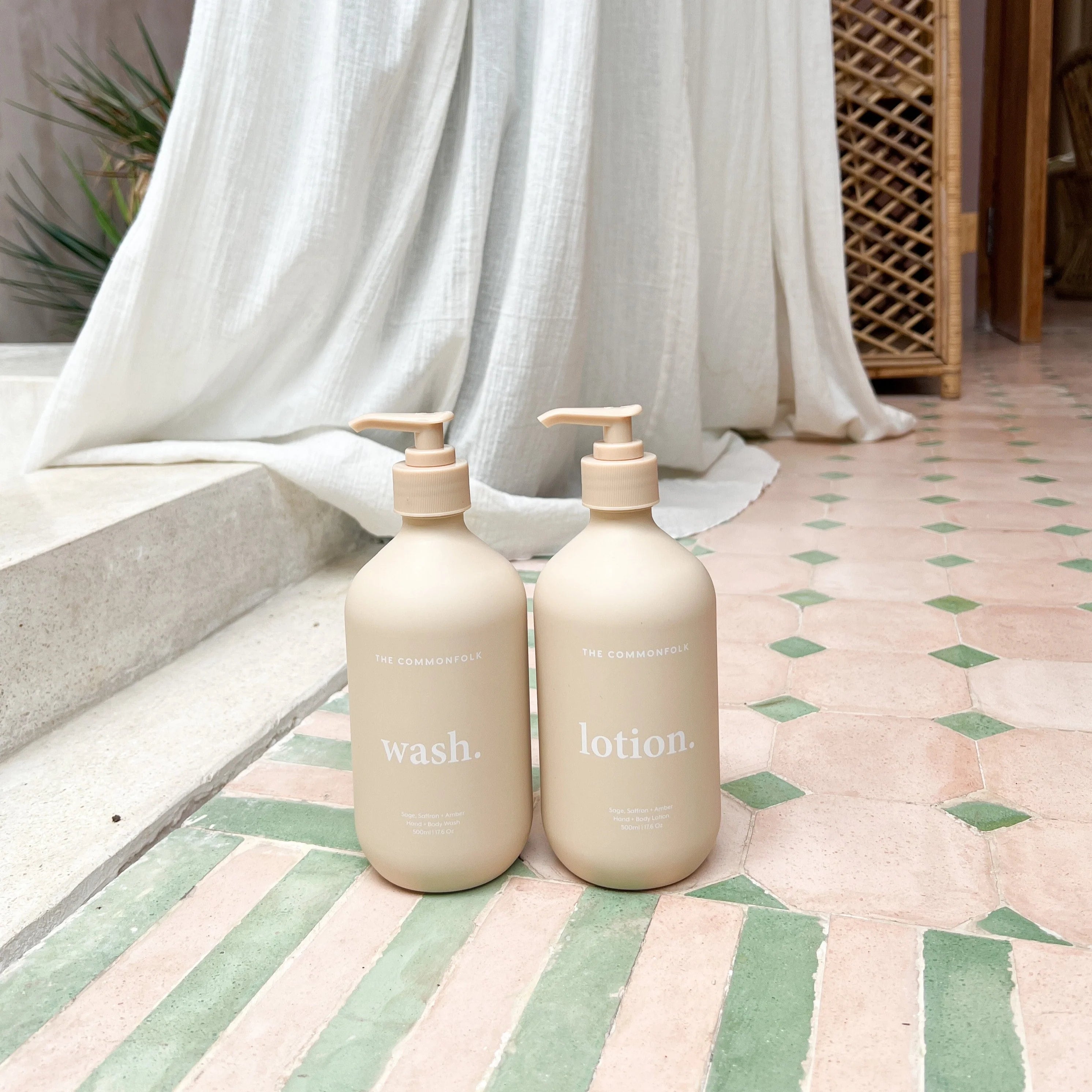 Nude | Sage, Saffron + Amber Body Wash & Lotion Kit