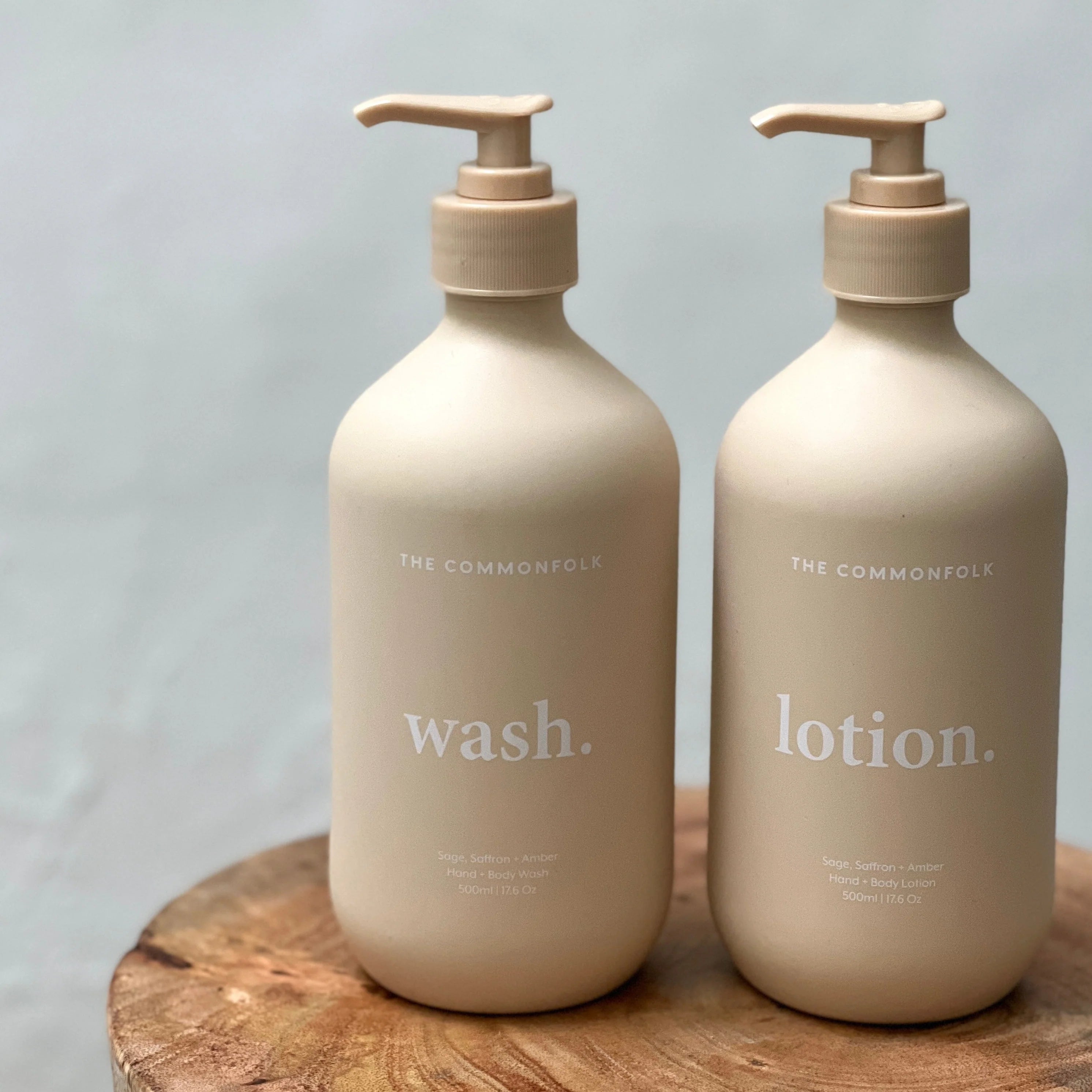 Nude | Sage, Saffron + Amber Body Wash & Lotion Kit