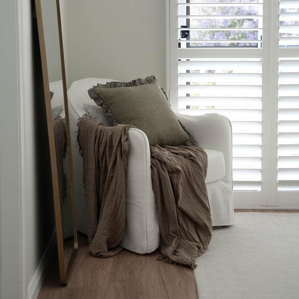 The Elodie Ruffle Cushion