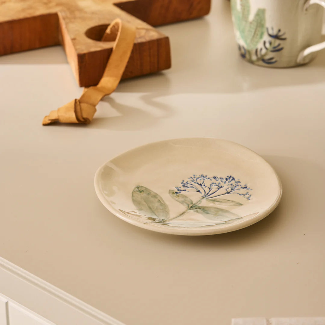 Azure Bloom Plate