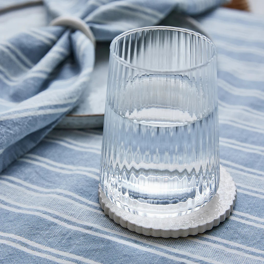 Margot Scalloped Ceramic Coasters