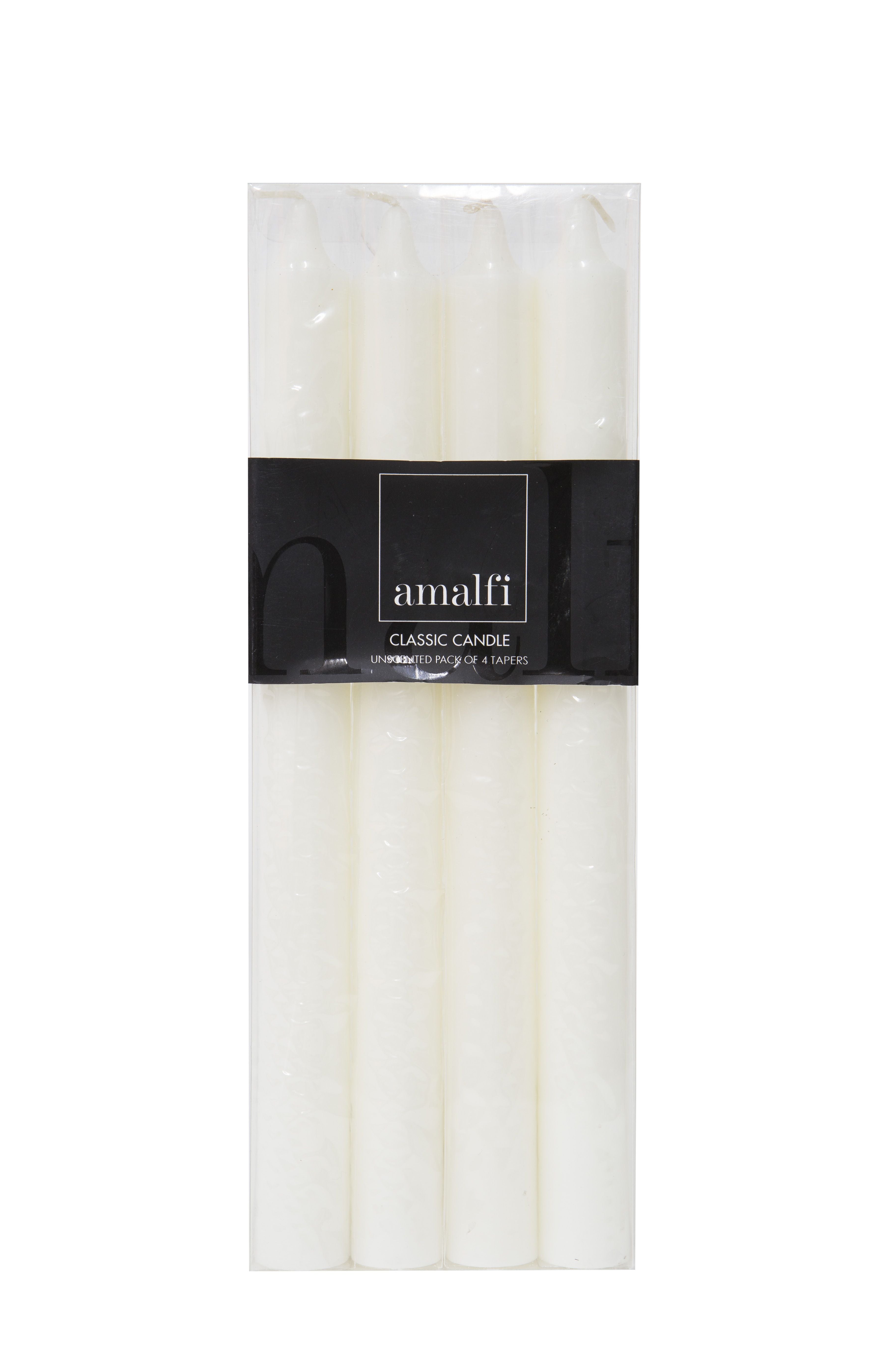 Classic White Dinner Candles