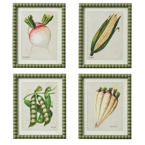 The Jardin Beaded Frame Print Set