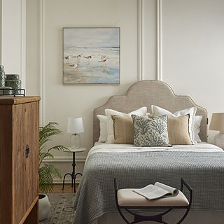 Cove Linen Cushion – White